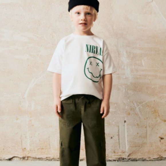TODDLER NIRVANA T-SHIRT FROM ZARA - Picture 4 of 4